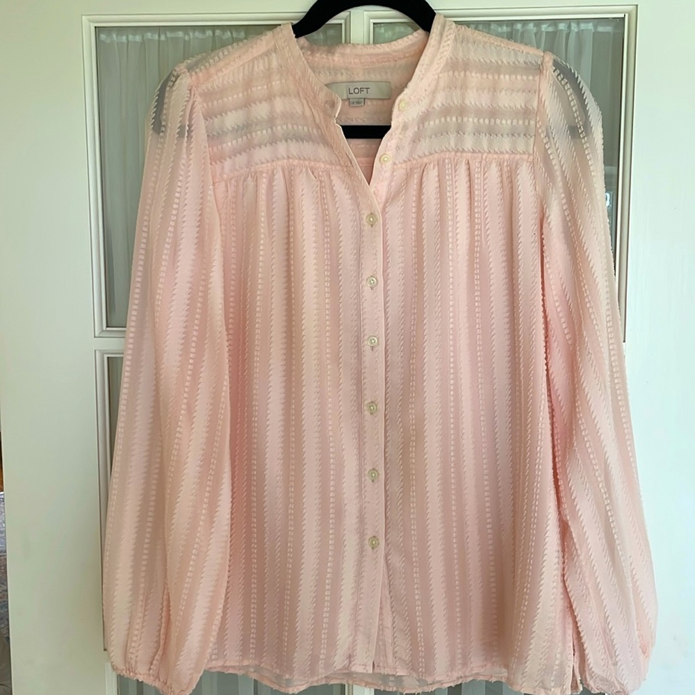Loft long sleeve blouse